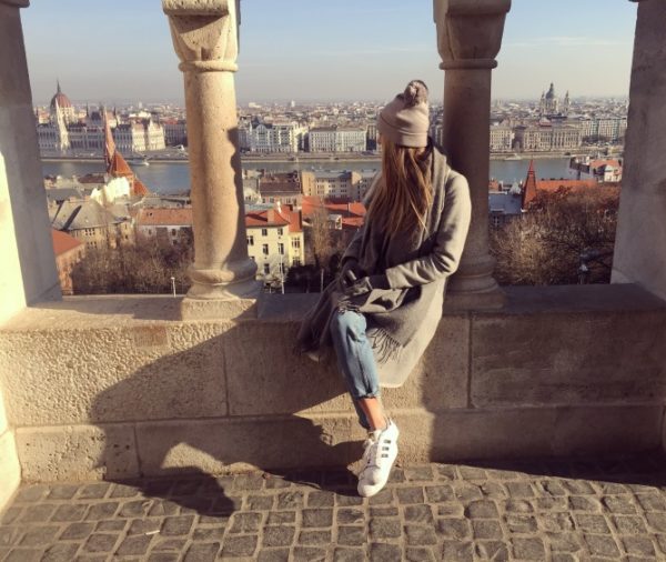 Meg in Budapest