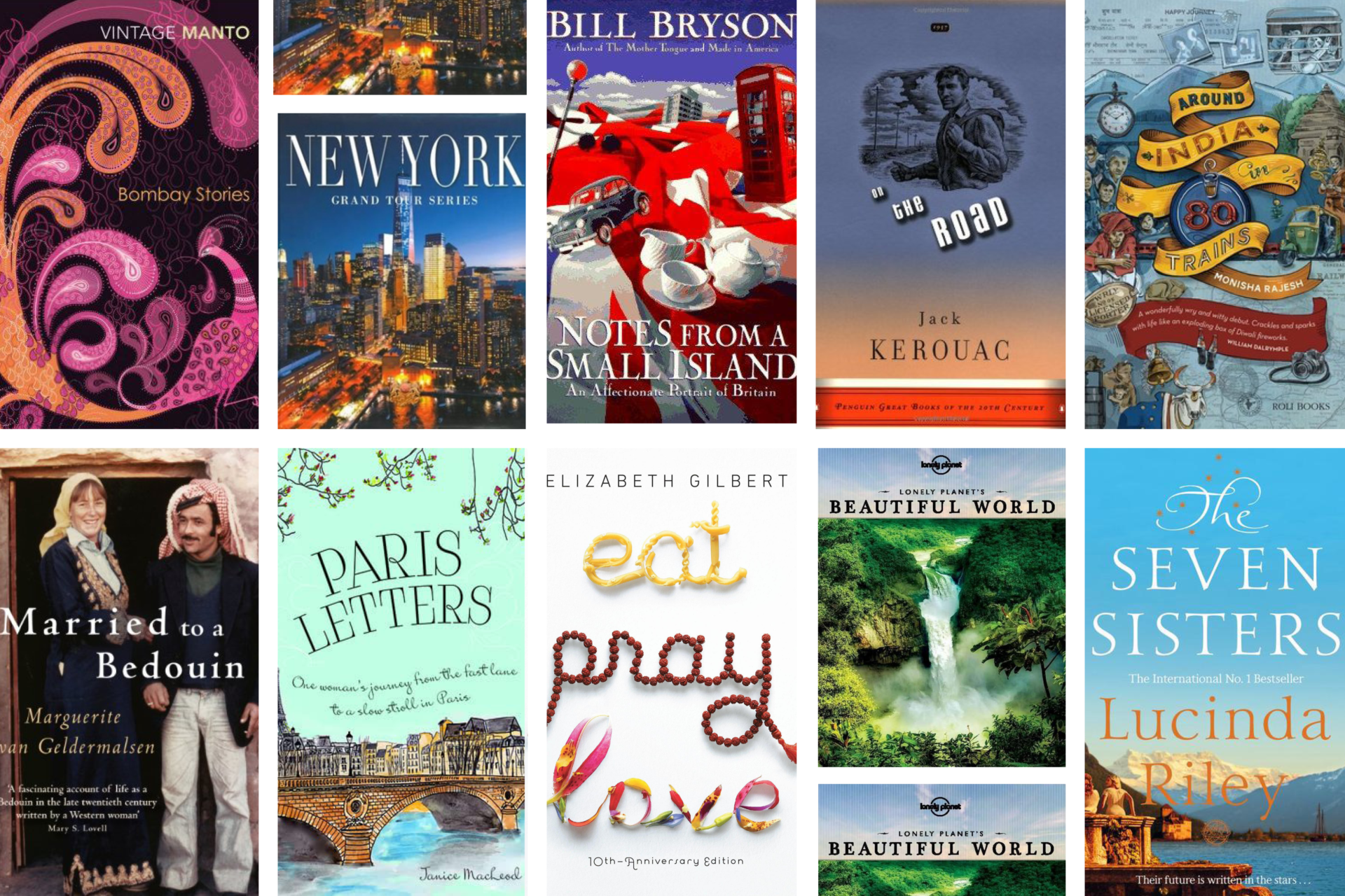 5 travel books