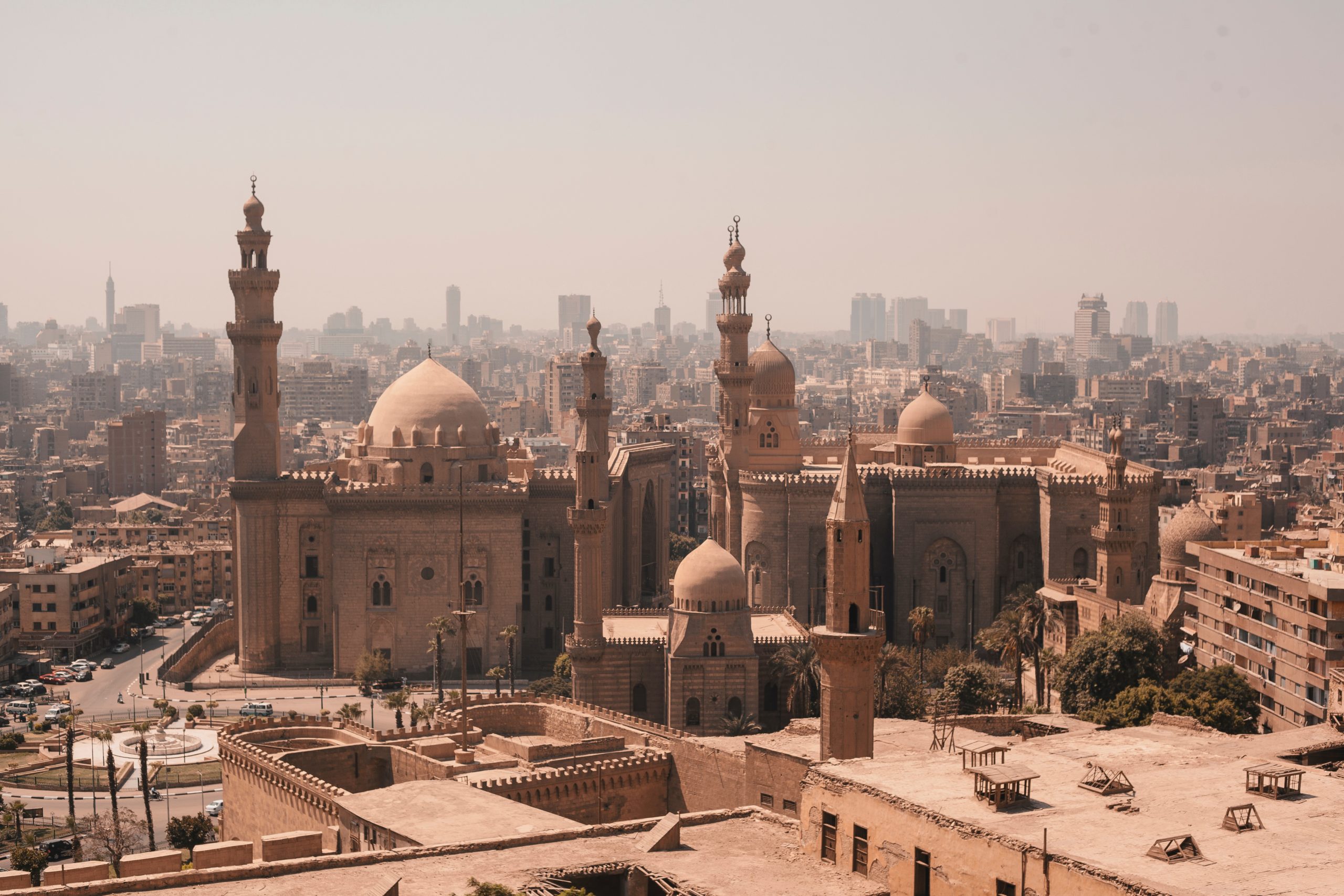 Aerial view of Cairo, Egypt