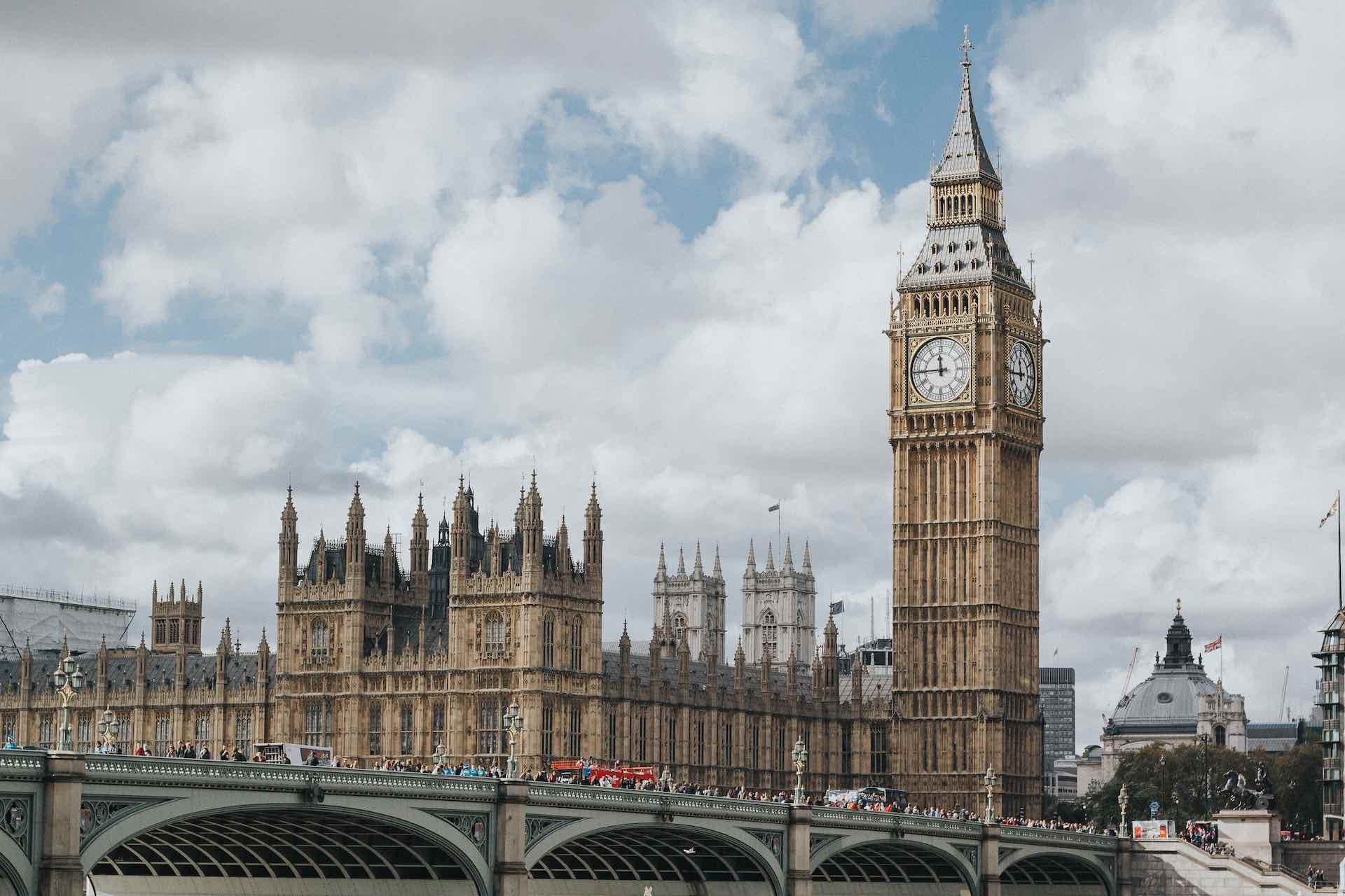 The UK Houses of Parliament and Big Ben 