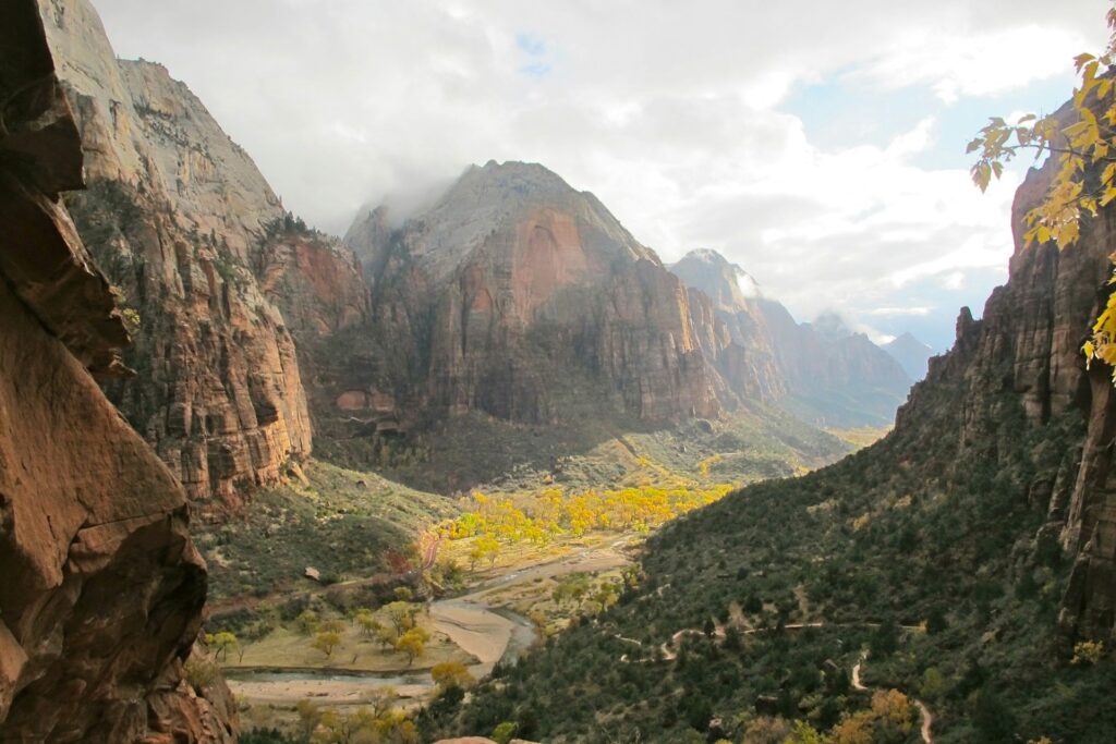 View of Zion Valley, Zion National Park