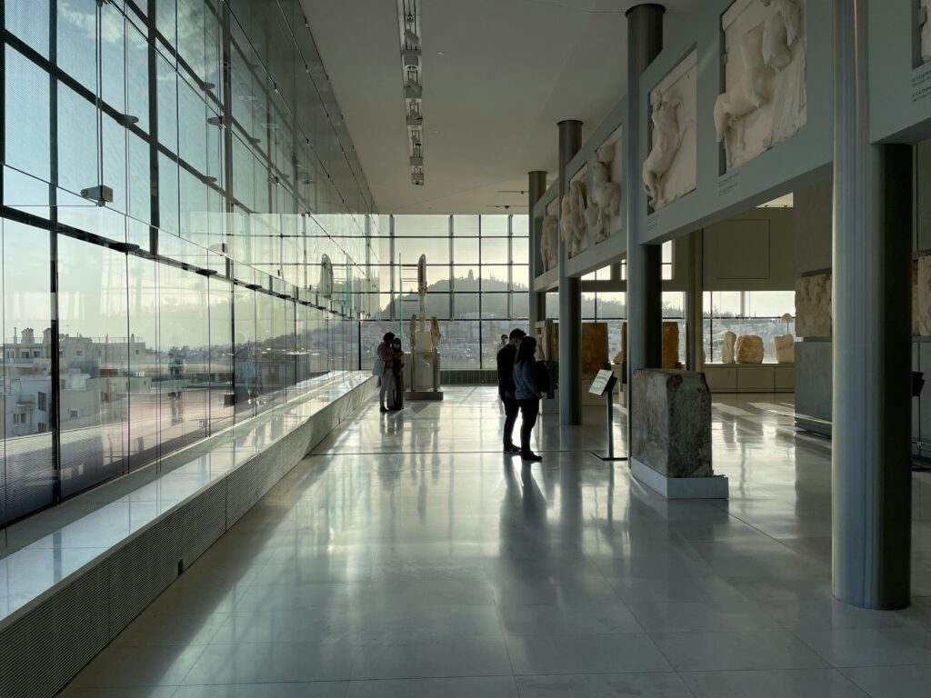 View of the Acropolis musueum, Greece