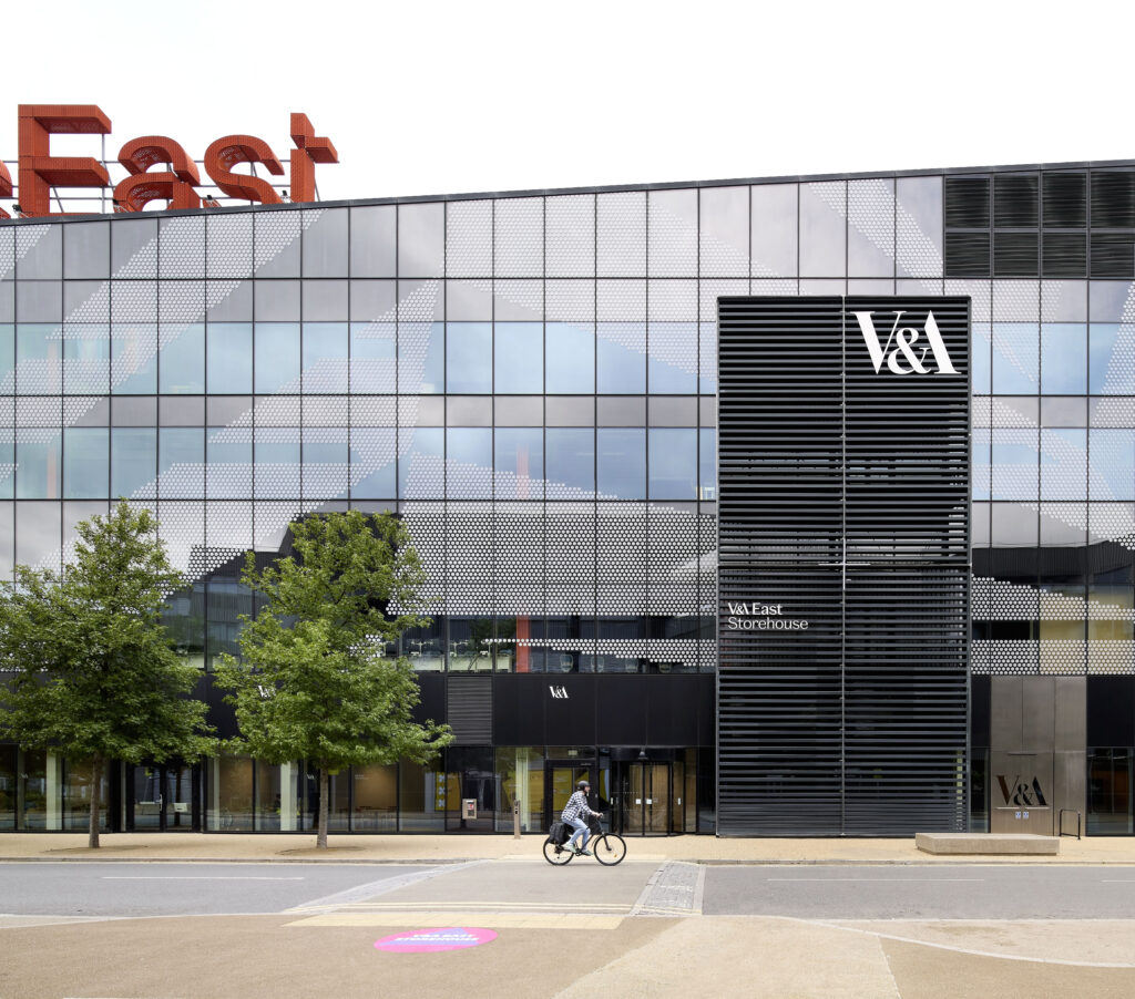 Exterior of V&A East Storehouse