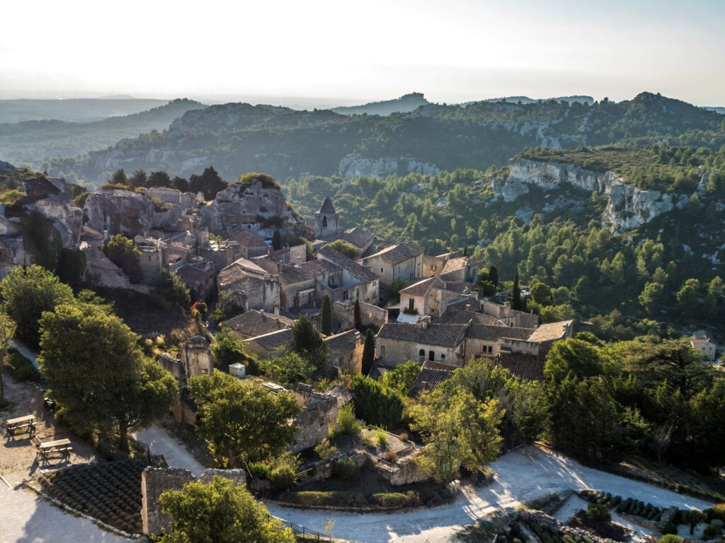 provence, france village view