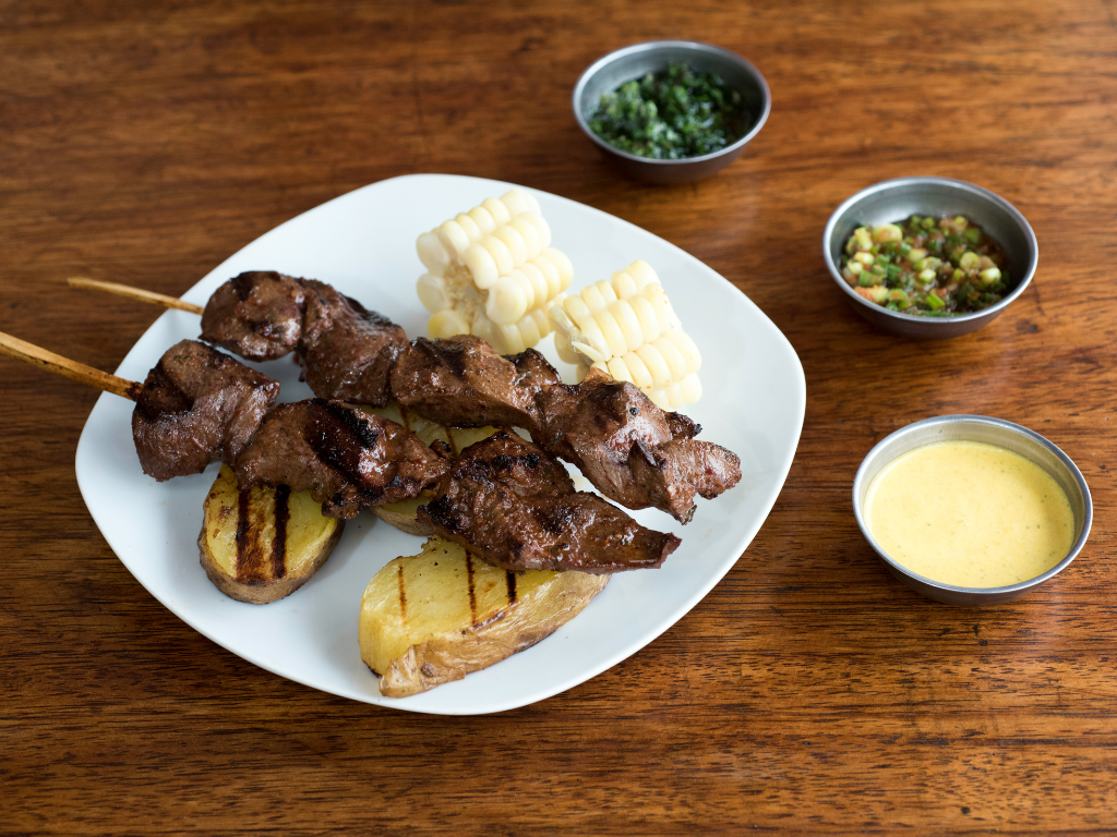 Anticuchos dish