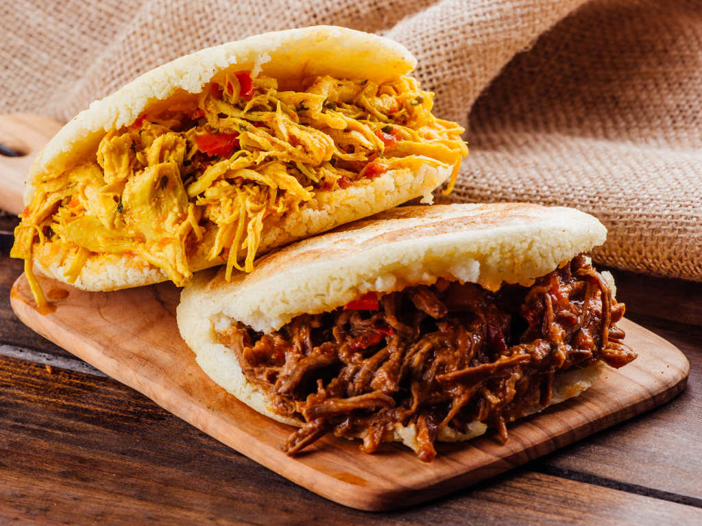 arepas closeup 